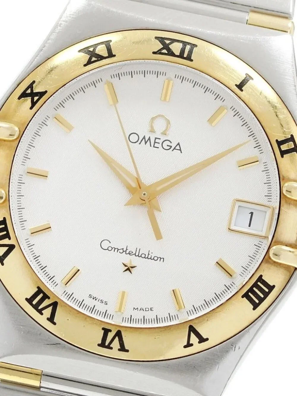 OMEGA Constellation 1312.30 Date white Dial Quartz Men's Watch_963449
